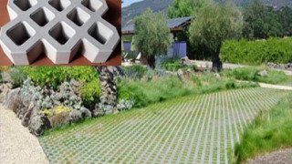 Gạch bê tông trồng cỏ ở miền bắc, miền trung