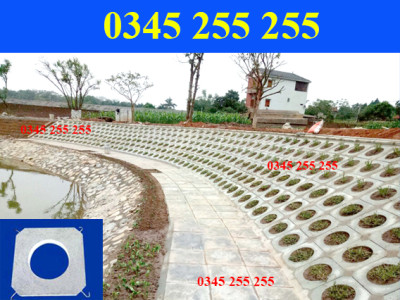 Gạch Ốp Taluy Mái Kè - Gạch Bê Tông Ốp Mái Taluy Giá Rẻ